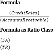 The formula for activity ratio A1