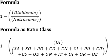 The formula for profitability ratio P5