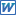The Microsoft Word document icon as displayed in the Document Manager