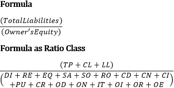 The formula for coverage ratio C3