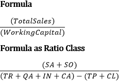 The formula for liquidity ratio L9