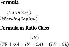 The formula for liquidity ratio L7